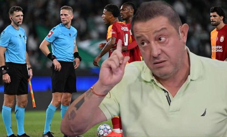 nihat kahveci galatasaray sporting macinin hakemine ates puskurdu boyle penalti olmaz sporting 12 kisi oynadi heeQYa6Y
