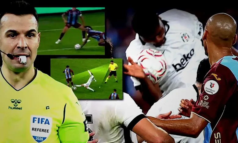 Trabzonspor - Beşiktaş derbisinde penaltı ve kırmızı kart tartışması: 'Verse hürmet duyardık' 1 trabzonspor besiktas derbisinde penalti ve kirmizi kart tartismasi verse hurmet duyardik zEkX3bsP
