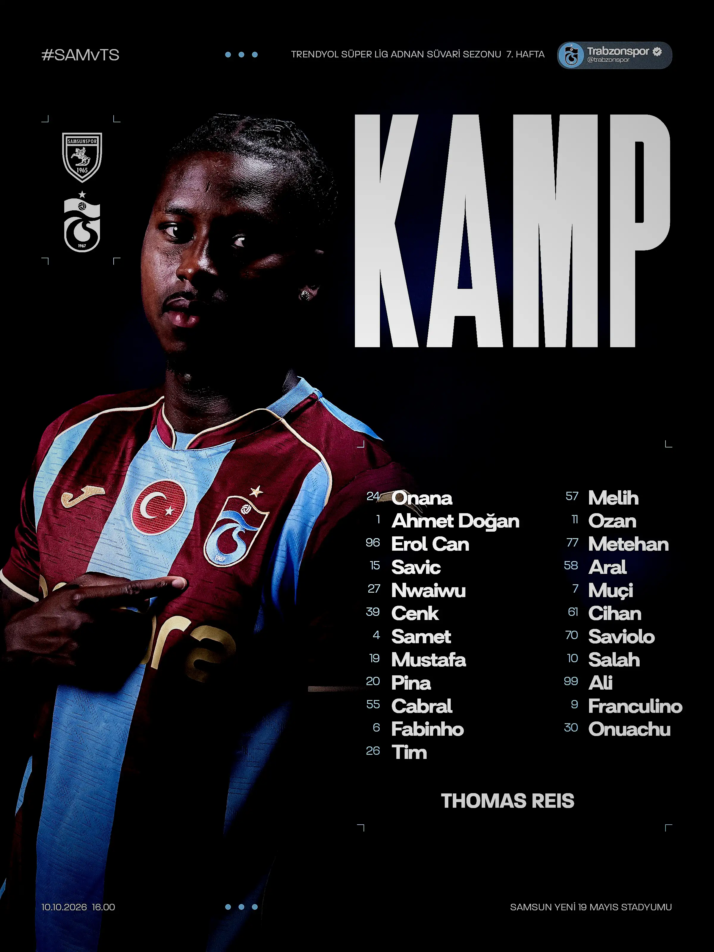 trabzonspor samsunspor maci kamp kadrosunu acikladi 0 nsAOIPfX