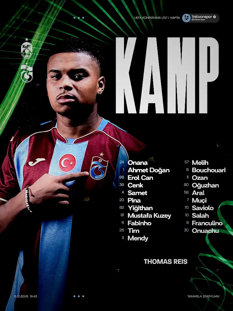 Trabzonspor'un KuPS maçı kamp takımı açıklandı! 2 trabzonsporun kups maci kamp takimi aciklandi 0 jNBReaaT