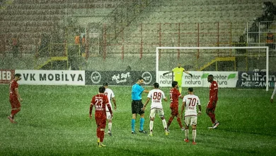 umraniyespor boluspor maci yagmur sebebiyle ertelendi yRueClrp